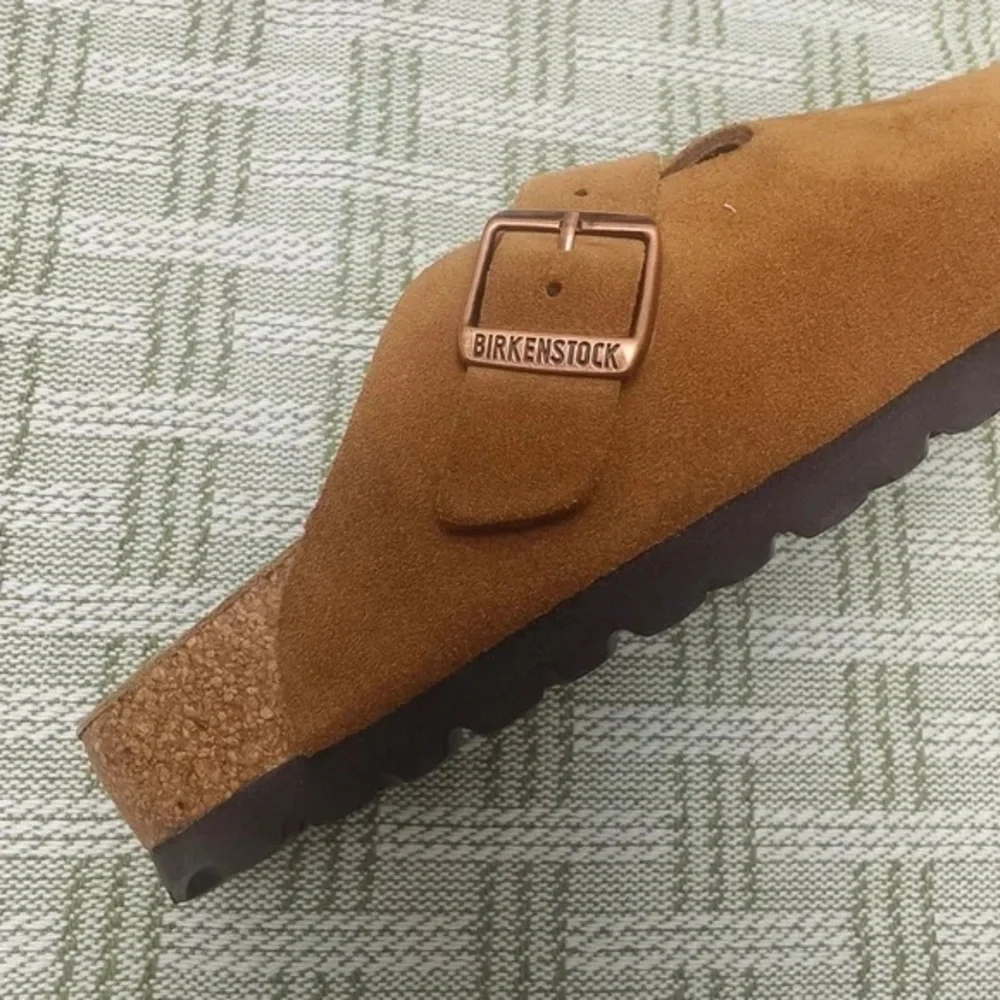 🎁Women's Birkenstock Boston Clogs - Mink Suede, Narrow Fit
